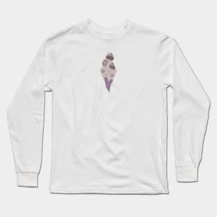 Witchy Mushroom Crystal Long Sleeve T-Shirt